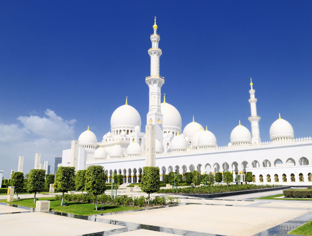 O imagine reprezentand Abu Dhabi